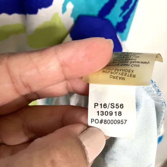 Title Nine Dream V-Neck Active Sporty Blue Womens Dress Size Small Zip Pocket - Picture 12 of 14